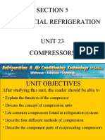 Section 5 Commercial Refrigeration Unit 23 Compressors