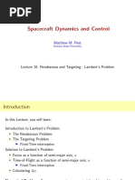 Spacecraft Dynamics and Control: Matthew M. Peet