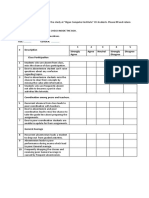 Questionnaire For Absenteeism