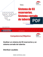 Sistema de 03 Reservorios y Sistemas Cerrados