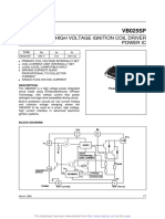 High Voltage Ignition Coil Driver Power Ic: VB025SP