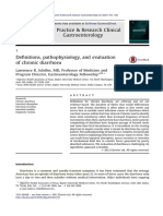 Definitions, Pathophysiology, and Evaluation of Chronic Diarrhoea