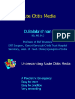 Acute Otitis Media: D.Balakrishnan