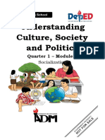 Understanding Culture, Society and Politics: Quarter 1 - Module 5