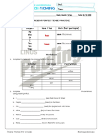 1a Sec - Present Perfect Tense - Practice