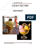 Ice Cream Factory Final Report