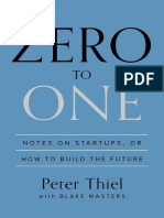 Zero To One by Peter Thiel PDF