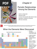 Periodic Relationships Among The Elements