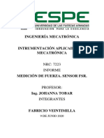 Medición de Fuerza, Sensor FSR