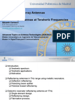 Topic 3: Reflectarray Antennas Reflectarray Antennas at Terahertz Frequencies