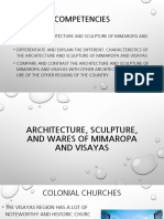 Architecture, Sculpture, and Wares of Mimaropa