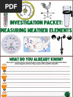 Measuring Weather Elements Investigation Packets L2