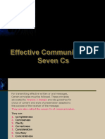 Seven Cs of Effective Communication