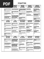 Arts Congress 2011 Schedule