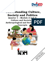 Understanding Culture, Society and Politics