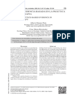 Hacia La Evidencia Basada en La Práctica en Psicoterapia: Towards Practice-Based Evidence in Psychotherapy