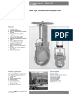 Wafer Style, Uni-Directional Knifegate Valves