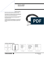 General Specifications: Sensor Cables Model WU40