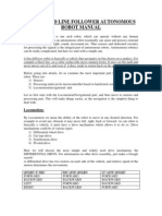 Hardwired Line Follower Autonomous Robot Manual