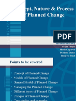 Concept, Nature & Process of Planned Change: Sumitted by