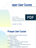 Prosper User Course (From Mazhar)