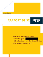 Rapport de Stage Medcine s5