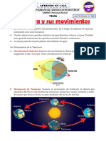 ACTIVIDAD #303 - La Tierra y Sus Movimientos