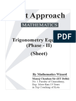 Best Approach: Trigonometry Equation (Phase - II)