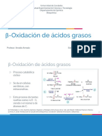 Oxidacion de Acidos Grasos - Verónica 1