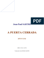 Sartre, Jean Paul - A Puerta Cerrada (Doc)