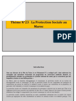 Theme N°23-La Protection Sociale Au Maroc