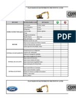 Plan de Mantenimiento Diario Cat 320D