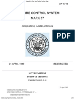 OP 1719 - Gun Fire Control System Mark 37 Operating Instructions