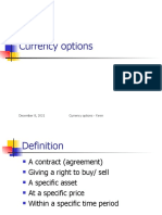 December 8, 2021 Currency Options - Kevin