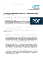 Sensors: Estimation of Distributed Fermat-Point Location For Wireless Sensor Networking