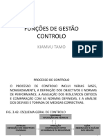 Funções de Gestão Controlo