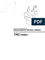 Topcon TRC NW6S User Manual