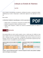 1.1 - Estudo de Matrizes 