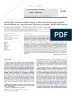 Food Chemistry: Emmanuel Ohene Afoakwa, Alistair Paterson, Mark Fowler, Angela Ryan