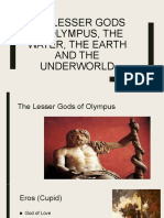 The Lesser Gods of Olympus, The Water, The Earth and The Underworld