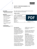 DOW CORNING® MB50-314 Masterbatch: Product Information