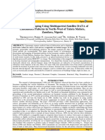 Lineament Mapping Using Multispectral Satellite DATA of Lineaments Patterns in North-West of Talata Mafara, Zamfara, Nigeria