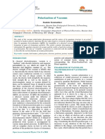 Polarization of Vacuum: Corresponding Author