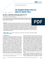 Adaptive Sequentially Weighted Median Filter For Image Highly Corrupted by Impulse Noise