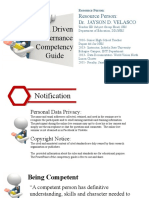 Data Driven Governance Competency Guide: Resource Person