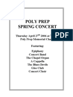 Polyprepspringconcert 2006