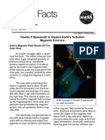 NASA Facts Cluster II Spacecraft To Explore Earth's Turbulent Magnetic Environs