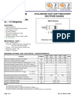 BYD37D - BYD37M: PRV: 200 - 1000 Volts Io: 1.5 Amperes