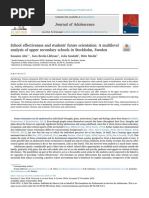 School Effectiveness and Students Future Orientation A Mul - 2019 - Journal of