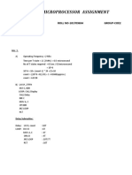 Ucs617 - Microprocessor Assignment: Name-Akash ROLL NO-101703634 Group-Coe2